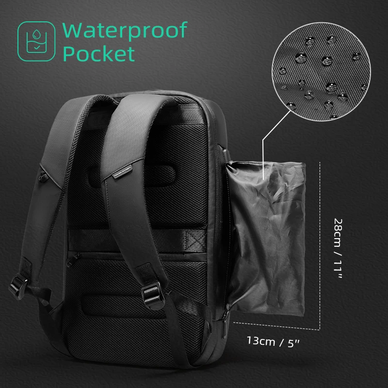 Mark Ryden MR9116 – Sac à Dos de Voyage Luxe pour Homme | Anti-vol, USB, Imperméable