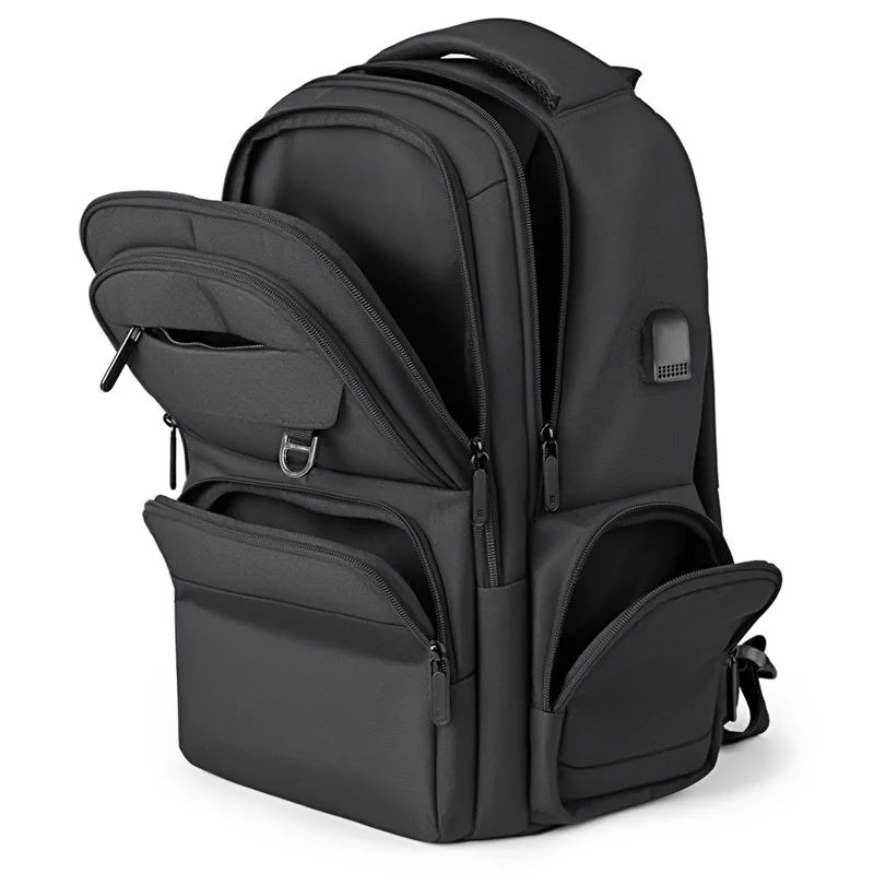 Sac à Dos Imperméable Grande Capacité – Ordinateur Portable, Voyage & École | Logo Personnalisable
