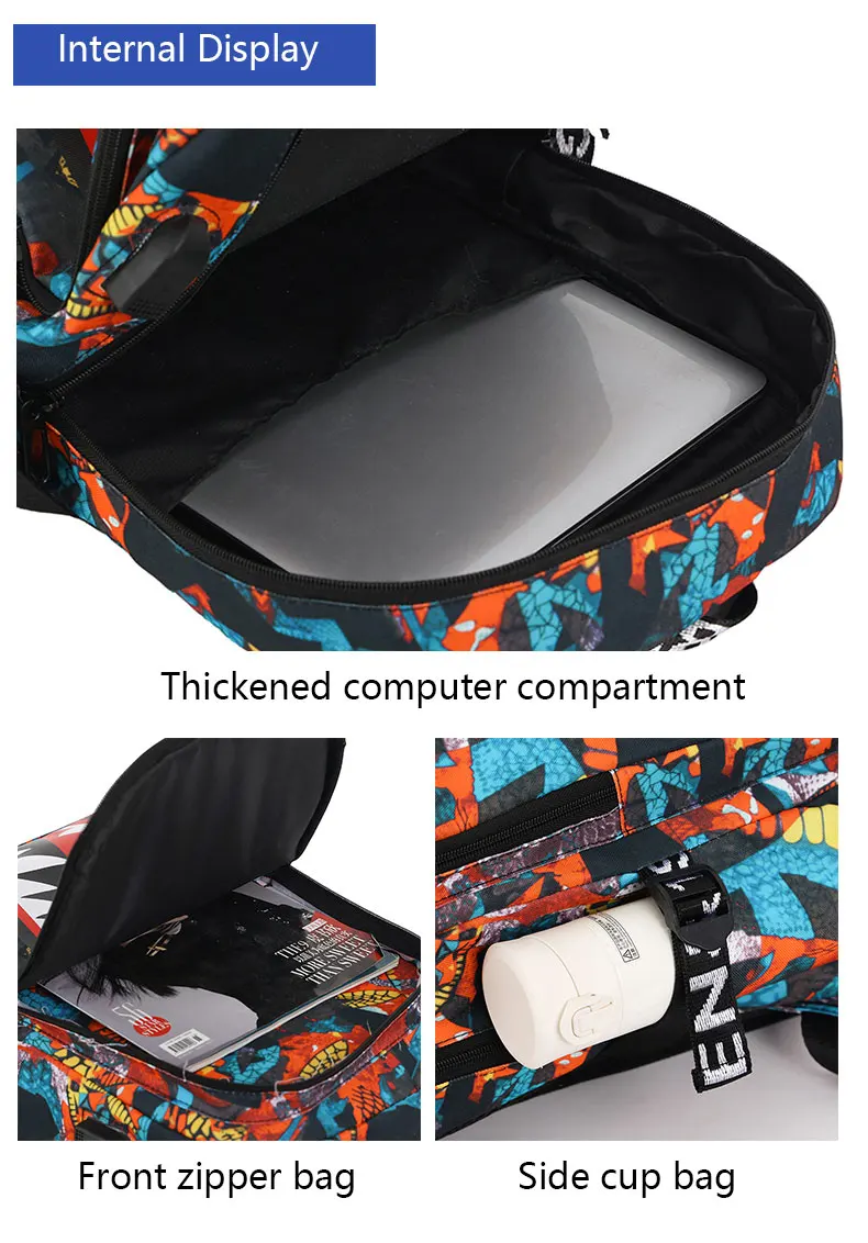 Sac à Dos Requin Tendance – Grande Capacité 20-37L, Imperméable & Anti-vol, Unisexe