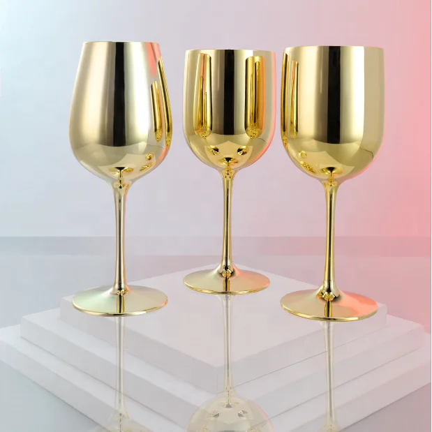 Gobelet en Acier Inoxydable Doré 500ml – Lot de 4 | Style Luxe pour Mariages & Événements
