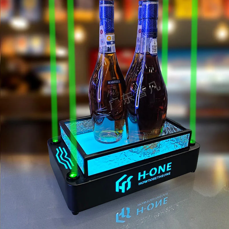Présentoir à Vin LED Lumineux en Métal – Support Bar Discothèque Karaoké | SHEFAN SF123
