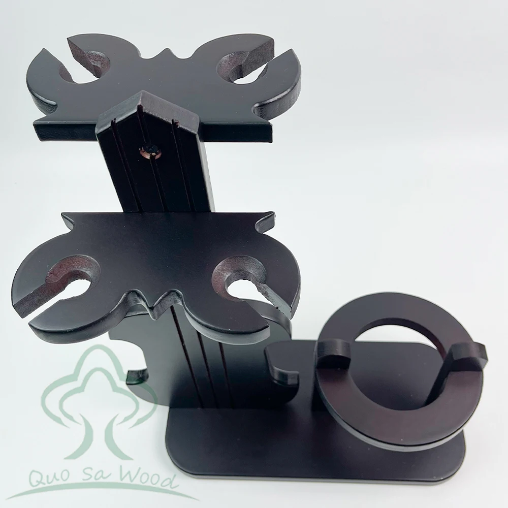 Casier à Vin en Bois Design Violon – Rangement Élégant pour Bouteilles et Verres