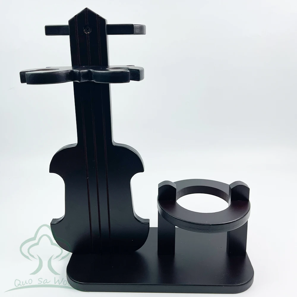 Casier à Vin en Bois Design Violon – Rangement Élégant pour Bouteilles et Verres