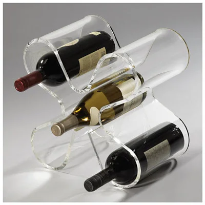 Présentoir à Vin en Acrylique Transparent – Portable & Élégant (Modèle ARWD-019)