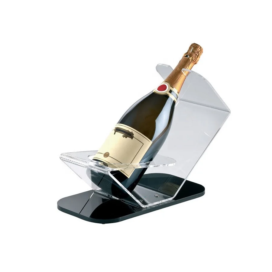 Présentoir à Vin en Acrylique Transparent – Design Moderne & Élégant | Personnalisable