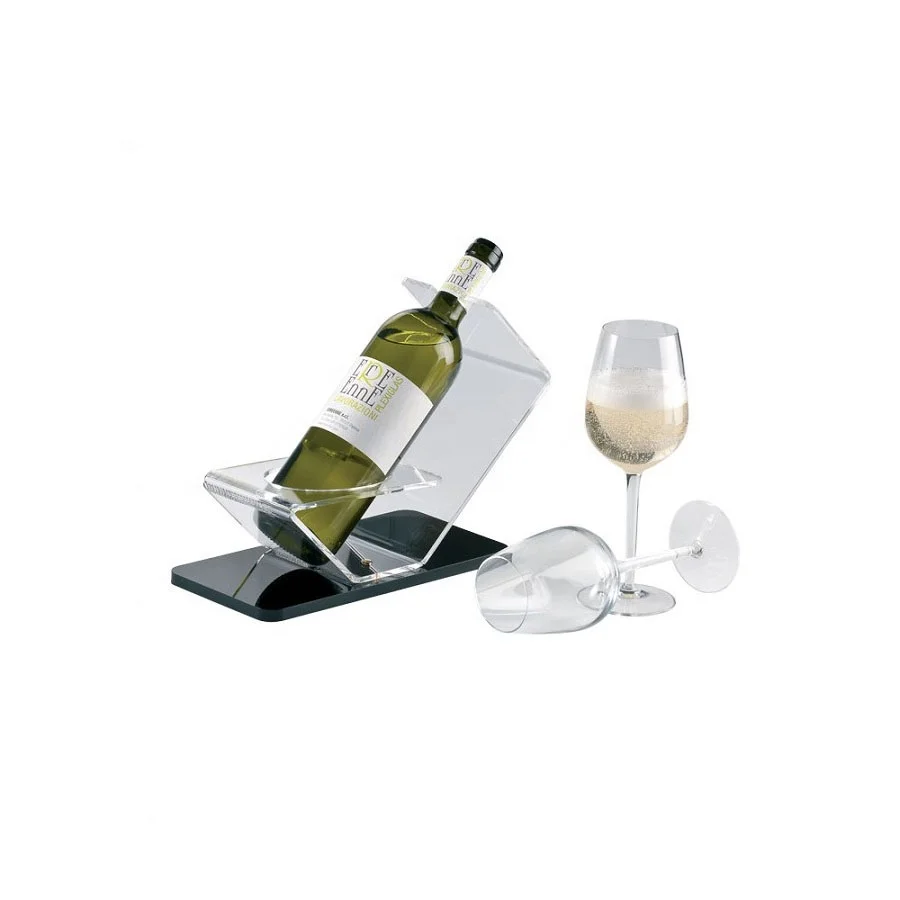 Présentoir à Vin en Acrylique Transparent – Design Moderne & Élégant | Personnalisable