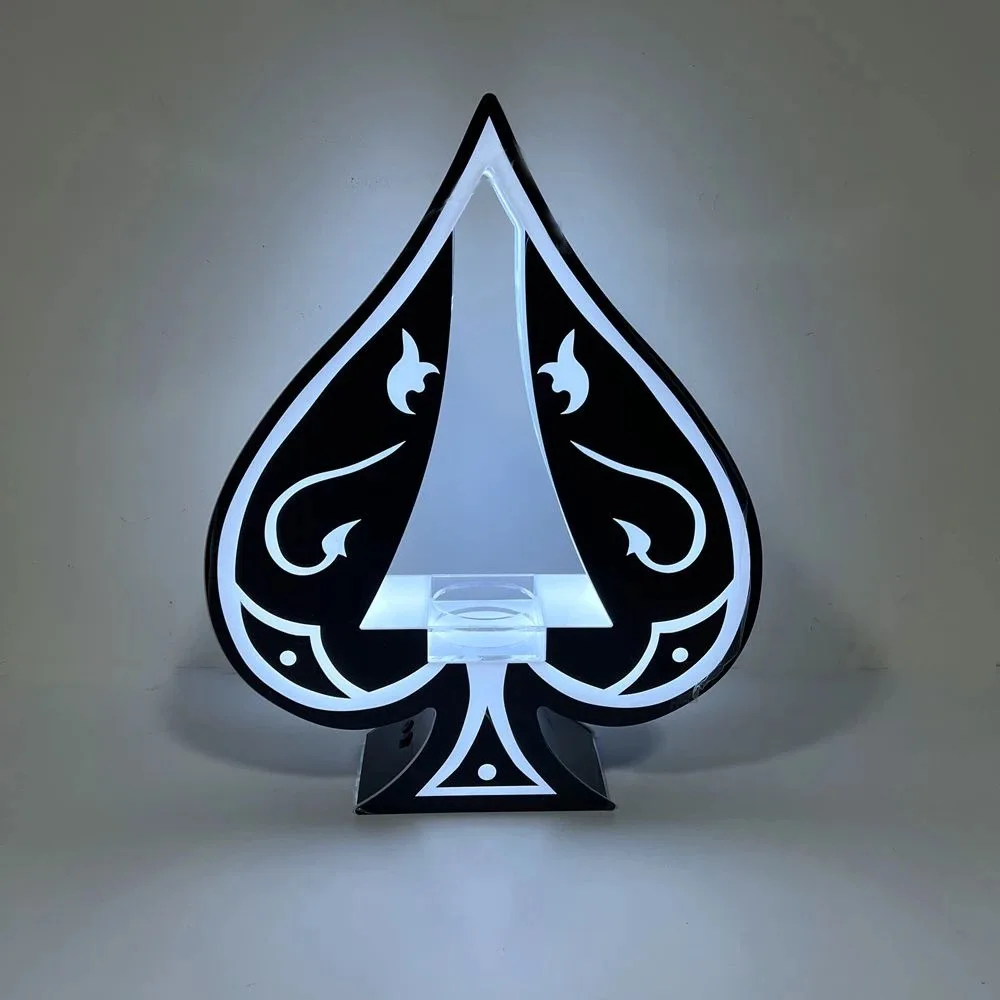 Présentoir VIP LED pour Bouteilles de Champagne – Acrylique & Métal Poli, Personnalisable