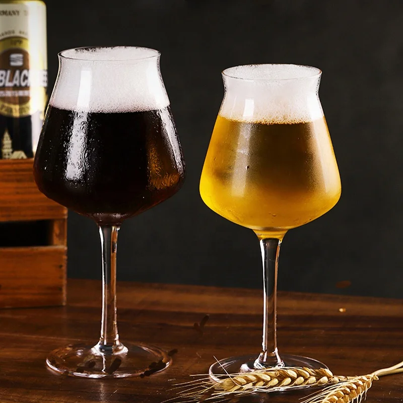 Offre Spéciale Teku Bière Gobelet Tulipe Dégustation Verre Transparent Tige Teku Pinte Verres À Bière Vin Champagne Verres À Bière Tasses