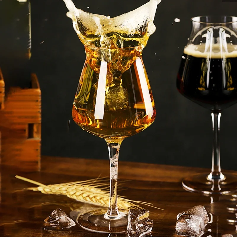 Offre Spéciale Teku Bière Gobelet Tulipe Dégustation Verre Transparent Tige Teku Pinte Verres À Bière Vin Champagne Verres À Bière Tasses