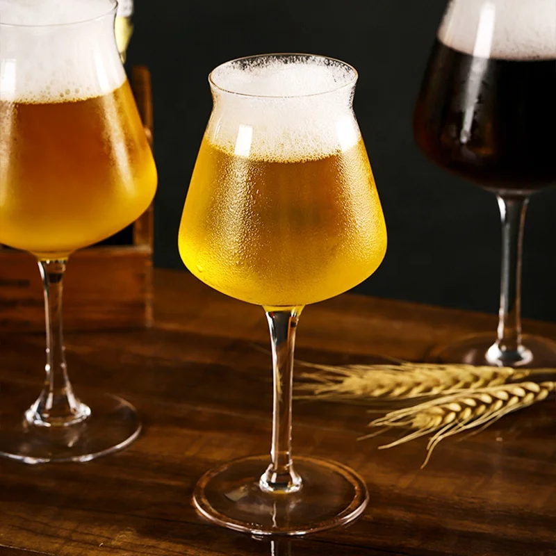 Offre Spéciale Teku Bière Gobelet Tulipe Dégustation Verre Transparent Tige Teku Pinte Verres À Bière Vin Champagne Verres À Bière Tasses