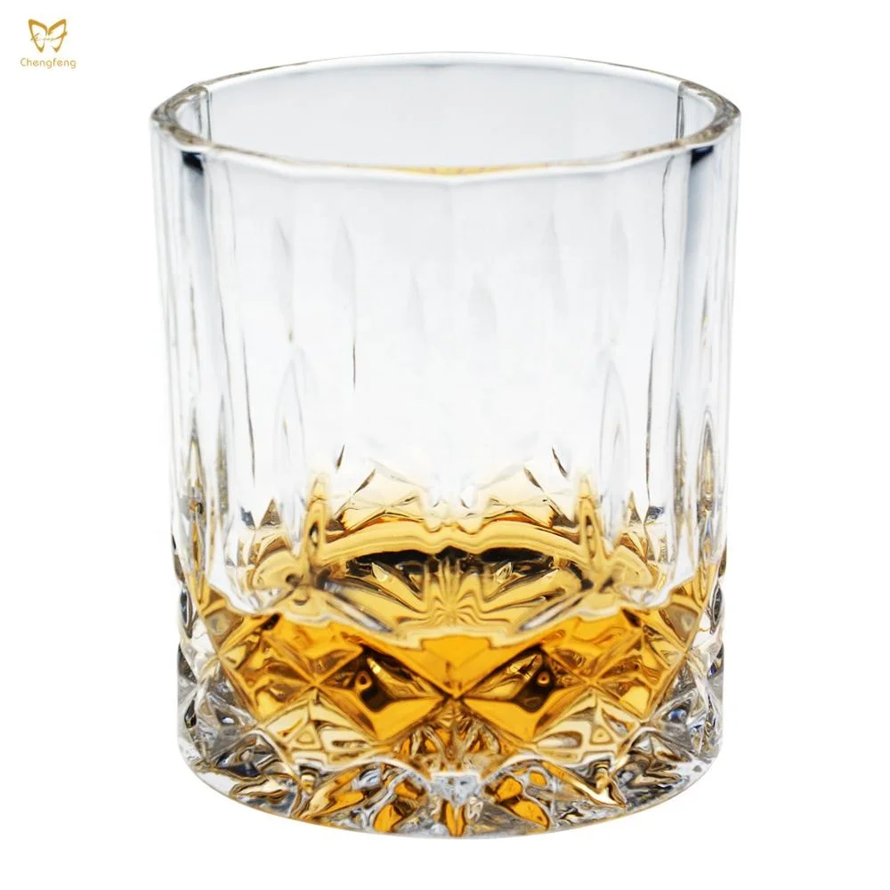Verre à Whisky Cristal Luxe Soufflé Main | Rotatif Old Fashioned | Personnalisable Logo