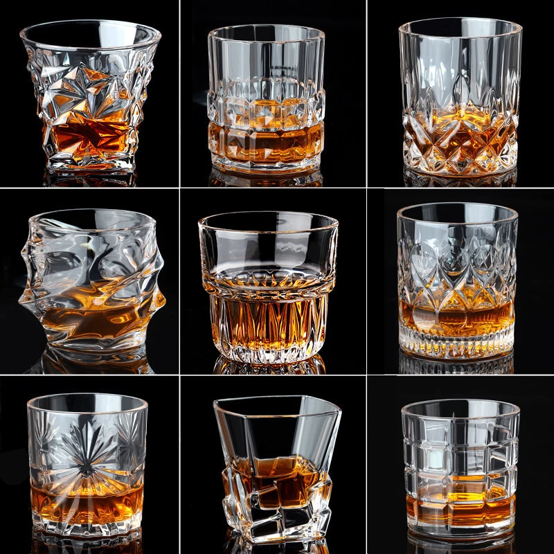 Verre à Whisky Cristal Luxe Soufflé Main | Rotatif Old Fashioned | Personnalisable Logo