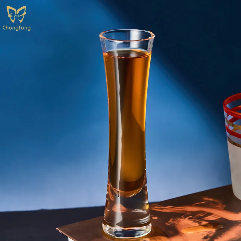 Verre à Shot en Forme de Cœur 60ml – Soufflé à la Bouche, Idéal pour Cadeaux d'Affaires