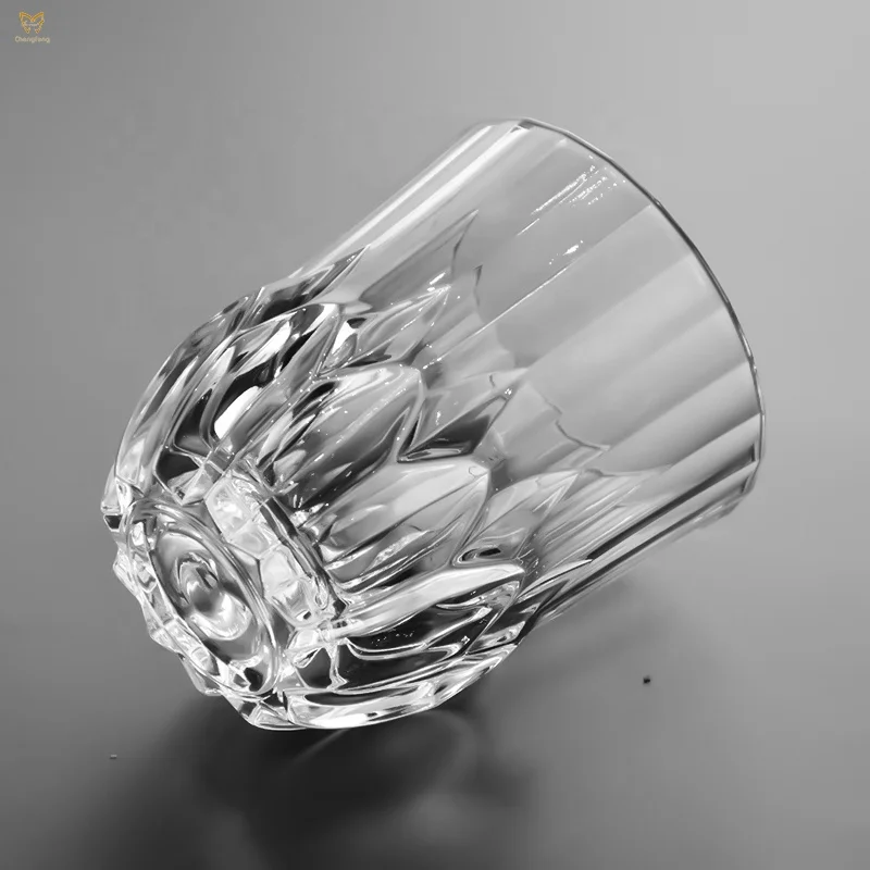Verre à Whisky en Cristal Torsadé Sans Plomb 315ml – Fait Main | Style Américain