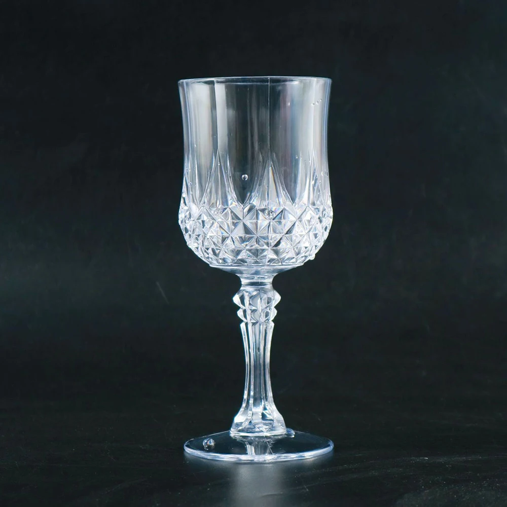 Verres à Pied Plastique Incassables 220ml – Idéal Mariages, Réceptions & Événements