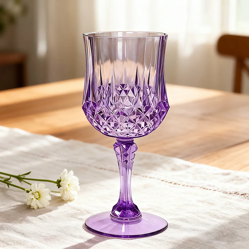 Verres à Pied Plastique Incassables 220ml – Idéal Mariages, Réceptions & Événements