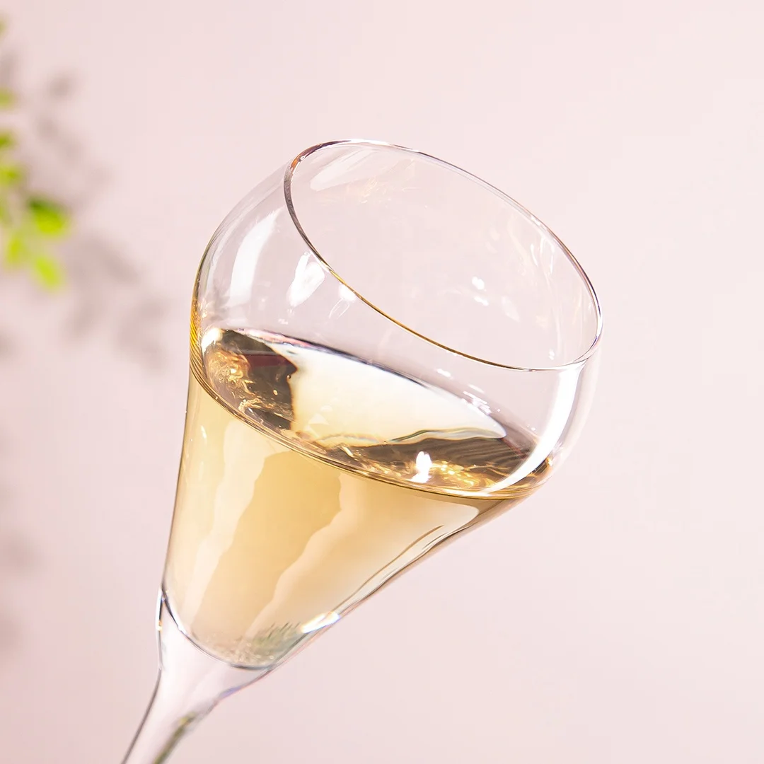 Flûtes à Champagne en Cristal Soufflé à la Main – Élégantes & Réutilisables 190ml