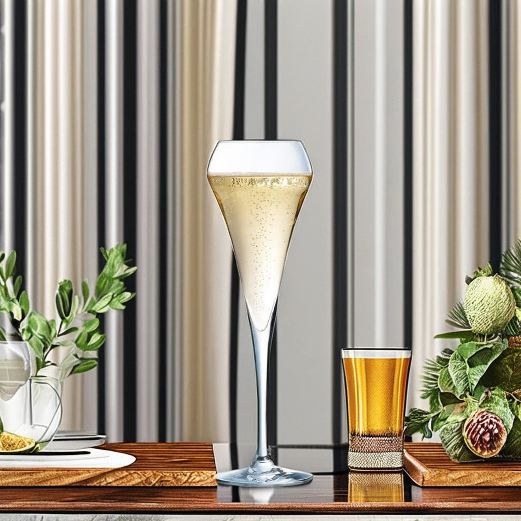 Flûte à champagne en cristal sans plomb – Style luxe & moderne 180ml