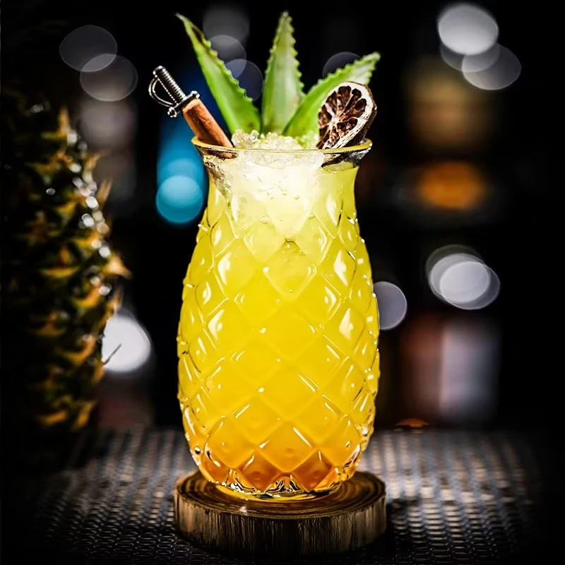 Verre à Bière Ananas Libbey 500ml – Style Américain Tiki | Idéal Bar & Cadeaux