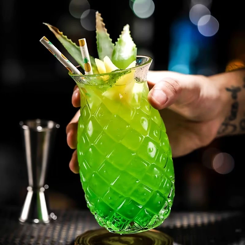 Verre à Bière Ananas Libbey 500ml – Style Américain Tiki | Idéal Bar & Cadeaux