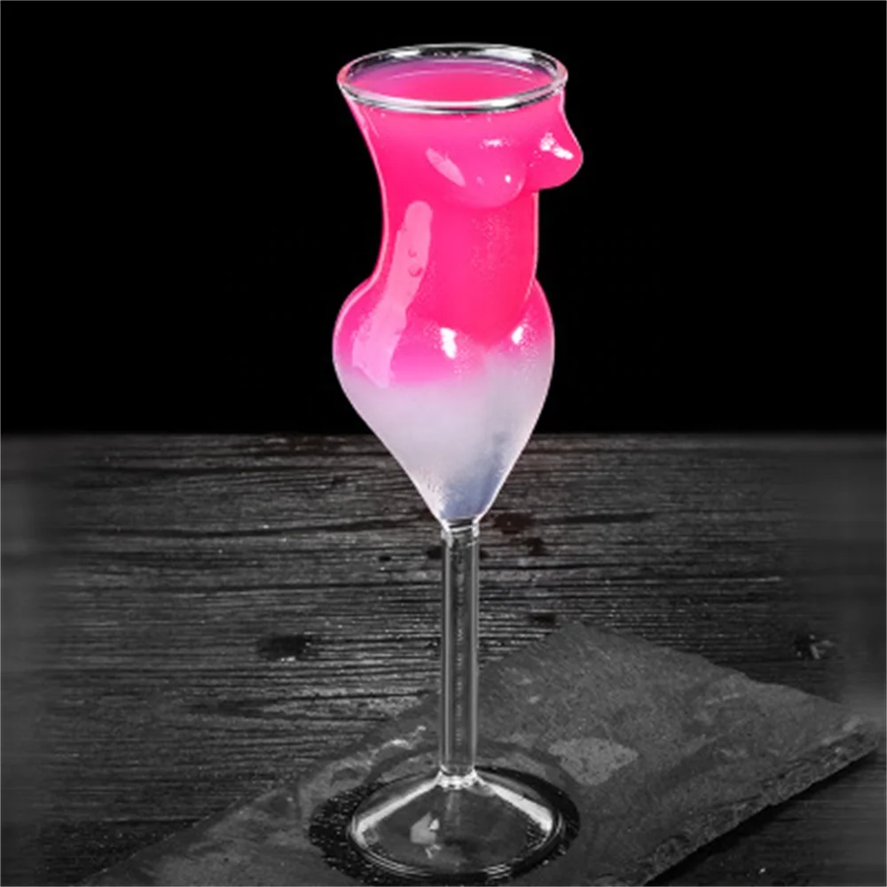 Verre à Cocktail Forme Féminine 180ml – Design Sexy & Élégant