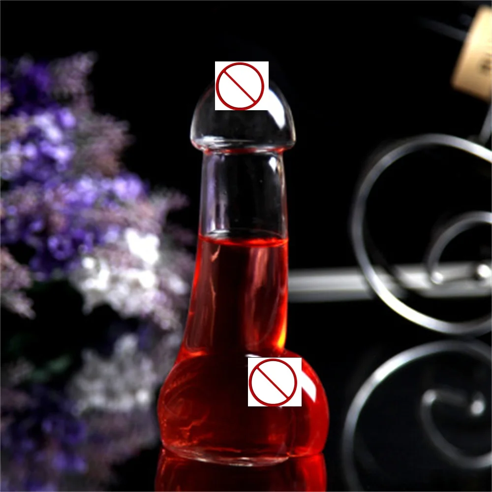 Verre à cocktail en forme de pénis – Design original et amusant pour soirées et bars