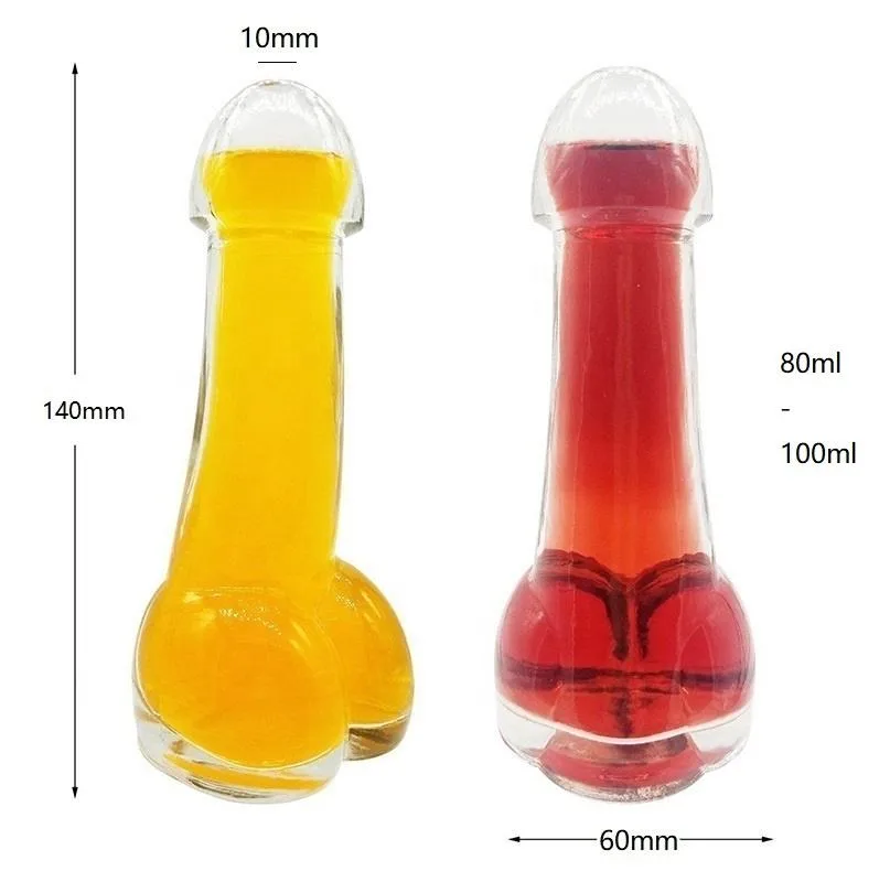 Verre à cocktail en forme de pénis – Design original et amusant pour soirées et bars