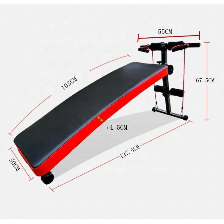 Banc de Musculation Pliable Réglable ONESTAR – Fitness Multifonction Noir & Rouge