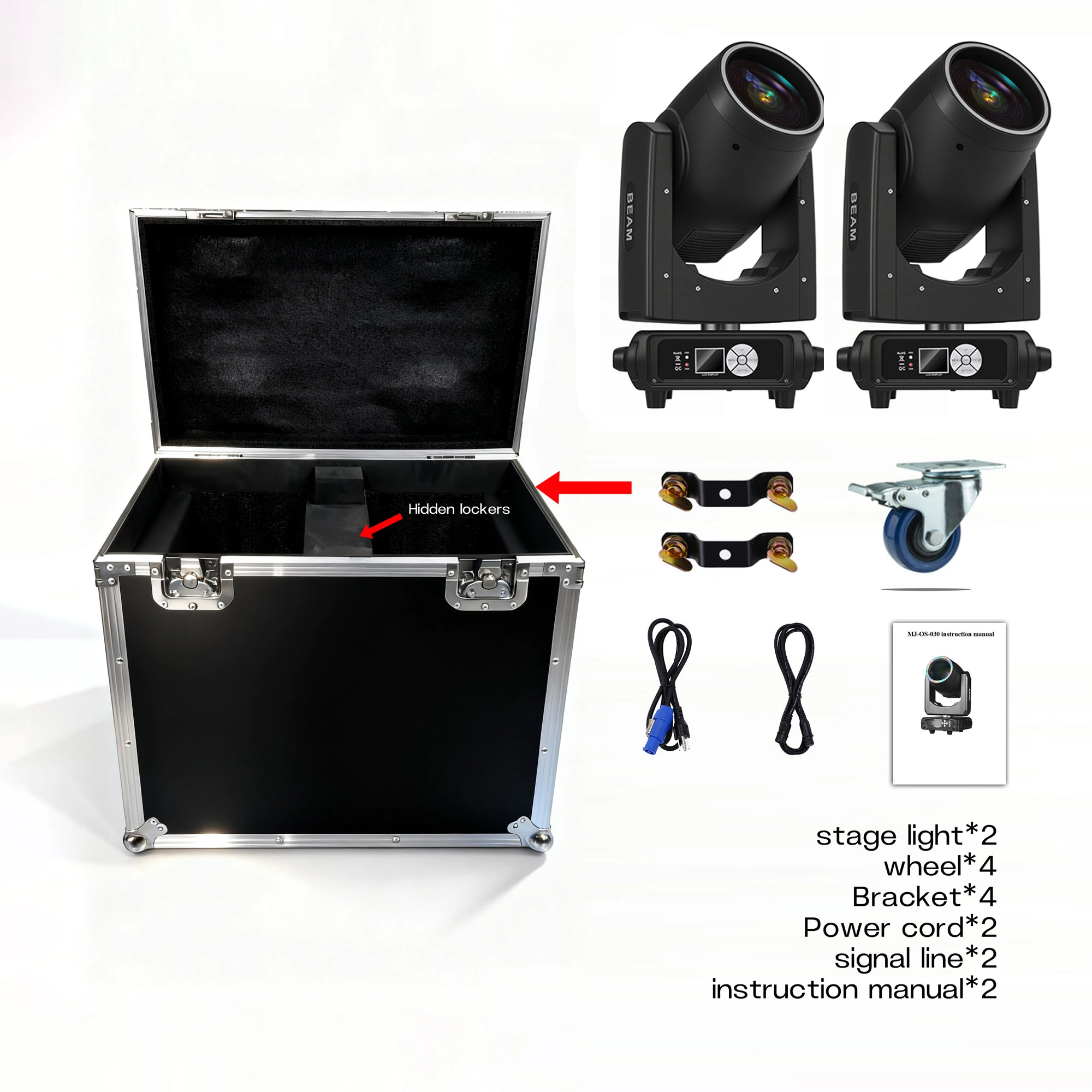 Projecteur Scène MINGJIE 450W Tête Mobile DJ | 540° | 18 Canaux DMX | 300 000 Lux