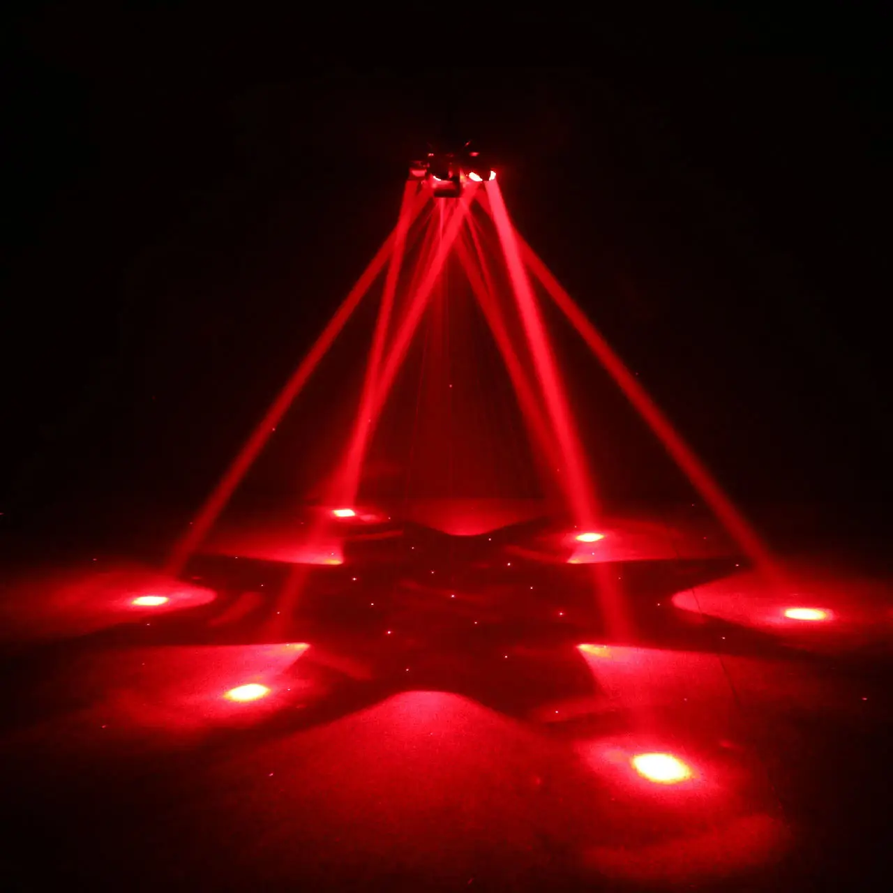 Projecteur Scène 350W RGBWY Effet Œil d'Abeille UV – Lumière Disco & Concert
