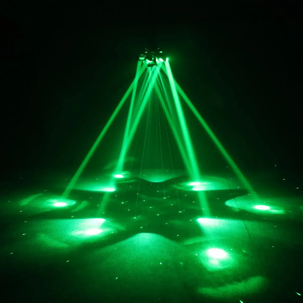 Projecteur Scène 350W RGBWY Effet Œil d'Abeille UV – Lumière Disco & Concert