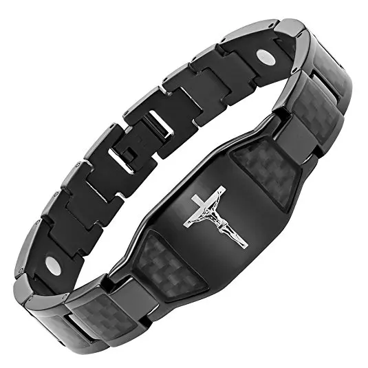 Bracelet Bio-Énergétique Magnétique 7 en 1 – Santé & Bien-Être Acier Inoxydable