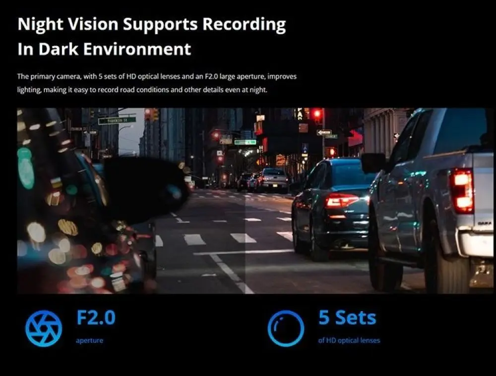 DDPAI Mini 2X Dashcam 1296P | WiFi | Vision Nocturne | Stockage 256Go | Objectif F1.8