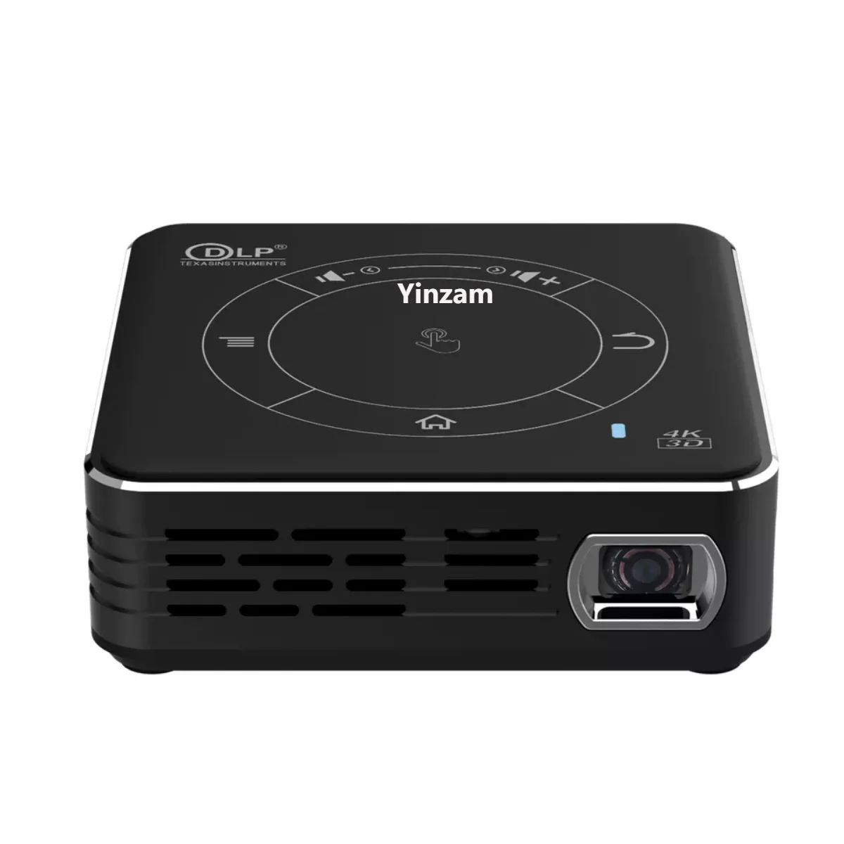 Yinzam P09 Mini Projecteur DLP Pico 4K Android 9 Batterie 5000mAh Portable