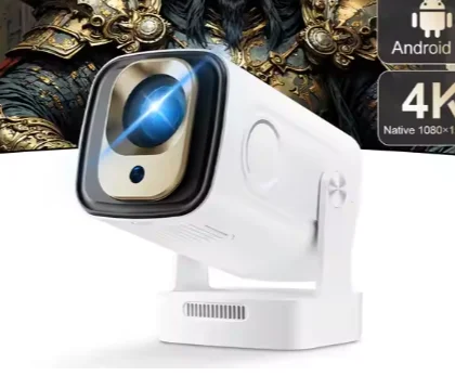 Projecteur Yinzam HY260 Pro 1080P/4K Android 11 - Courte Focale Wi-Fi Haut-Parleurs Intégrés