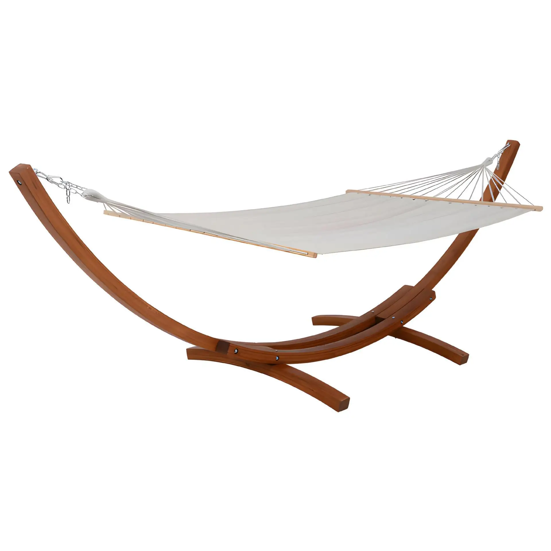 Fauteuil suspendu en bois pour extérieur – Balançoire relaxante de jardin et balcon