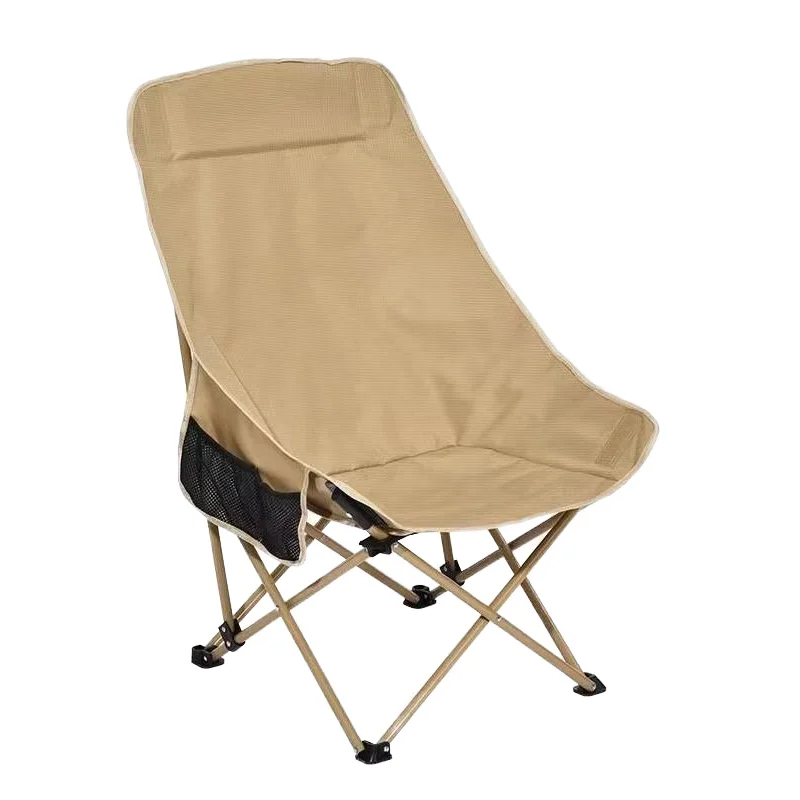 Chaise longue pliante moderne – Jardin, Camping & Intérieur (Dossier Haut)