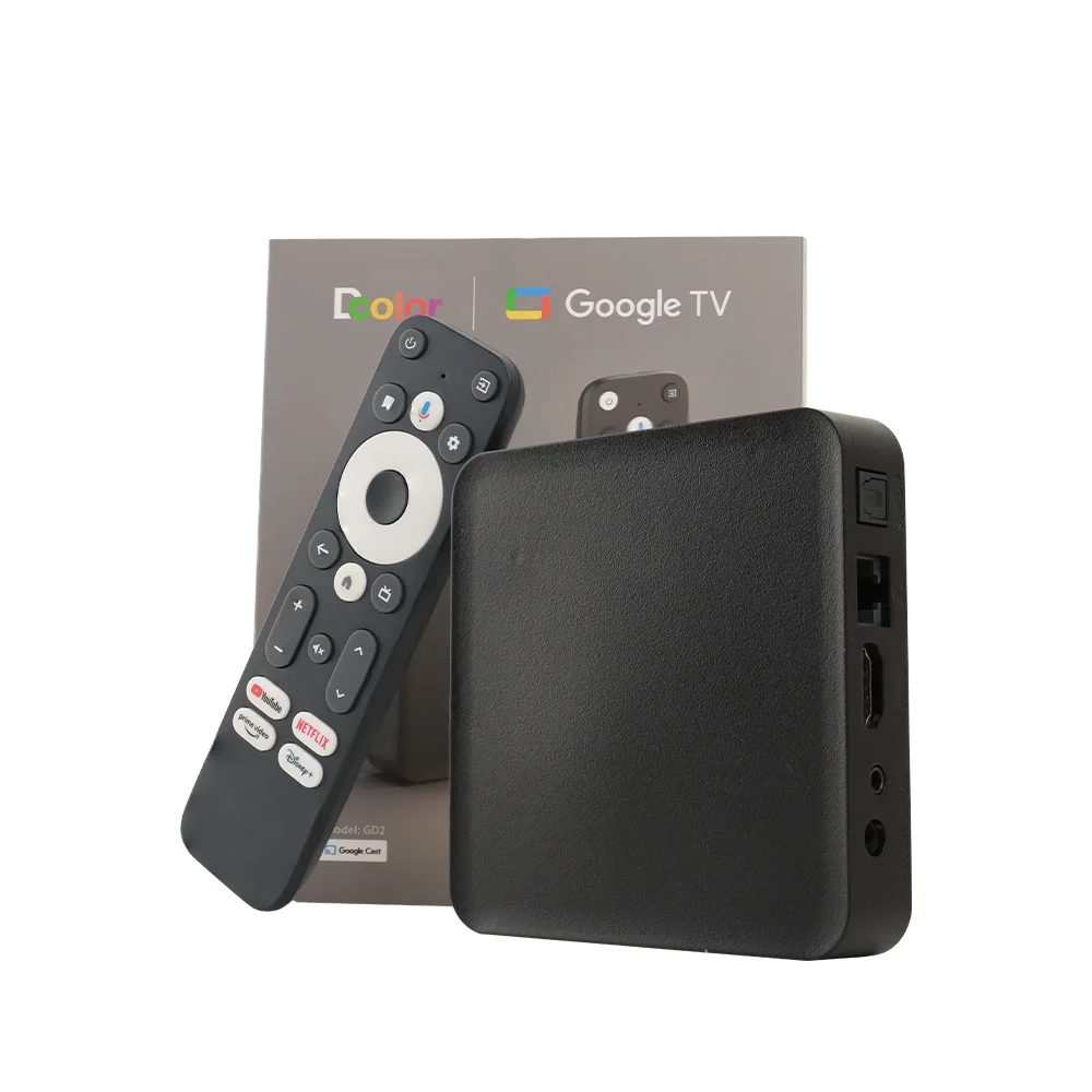 Boîtier Smart TV Android 14 | Amlogic S905Y4 | 4K | WiFi 2.4G/5G | 2Go+16Go
