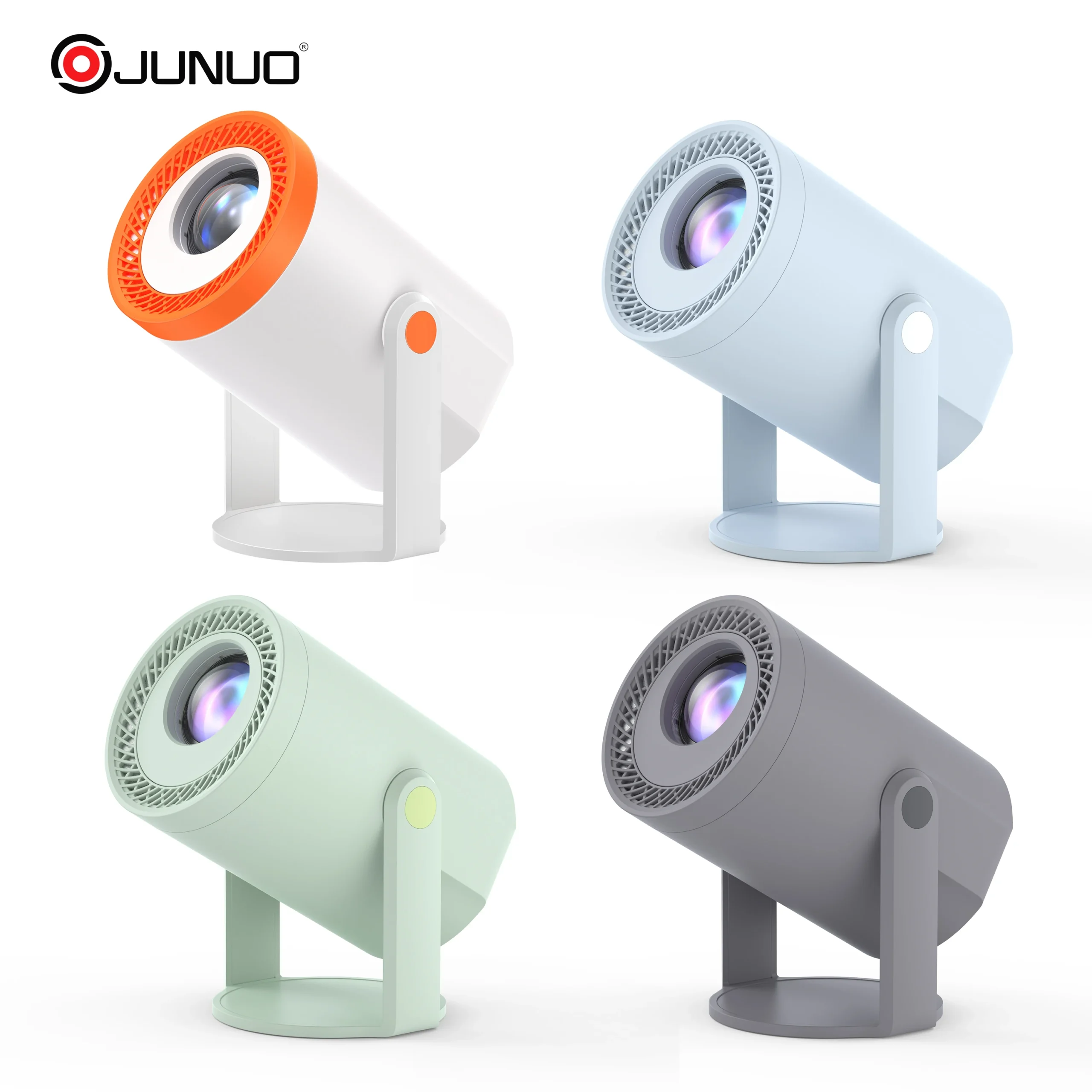 Projecteur Portable JUNUO TURN1 Android 14 WiFi6 720P 4K Max 325 pouces Home Cinéma
