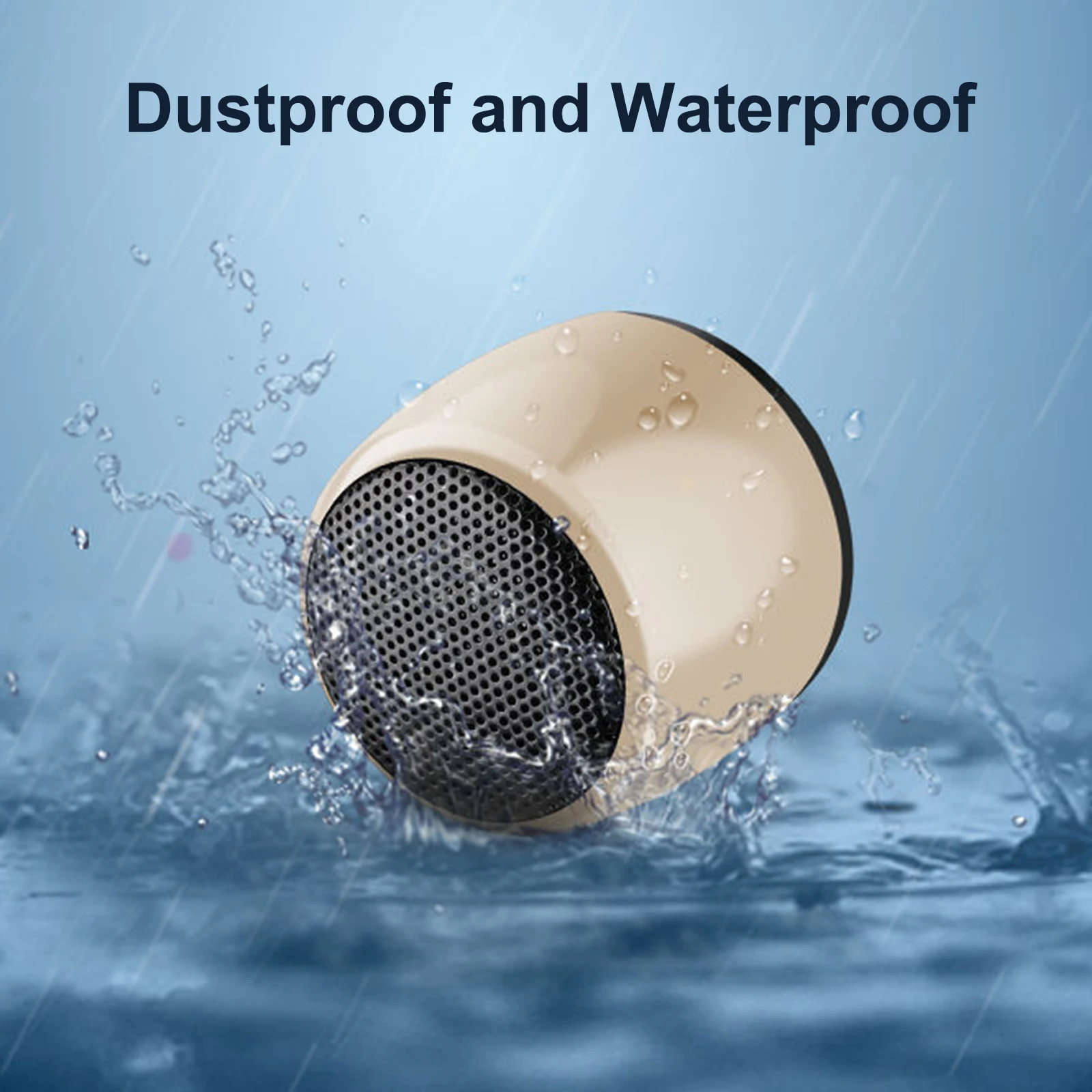 Mini Enceinte Bluetooth M3 Portable Sans Fil – Lumières RGB & Résistante à l'Eau IPX4