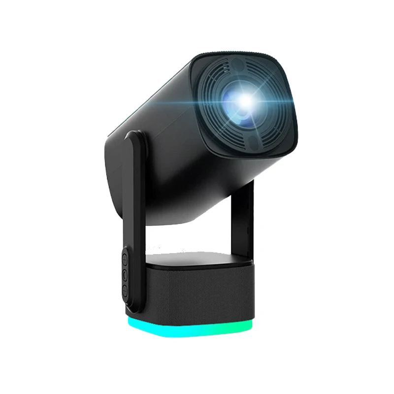 Projecteur JUNUO J2 720P Android 11 WiFi6 180 ANSI Lumens – Rotation 270° & Mise au Point Auto