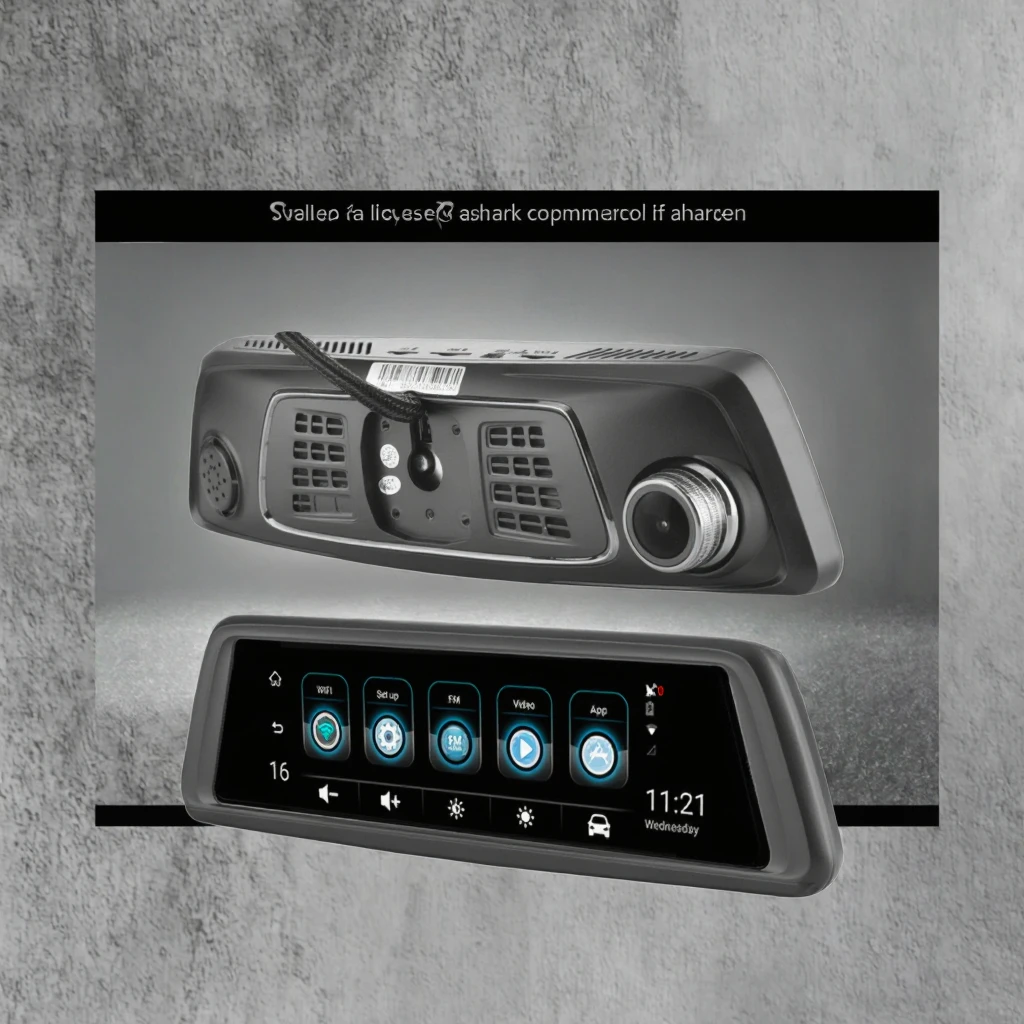Caméra DVR Android 12" 128Go – Écran Partagé, Vision Nocturne, Double Enregistrement
