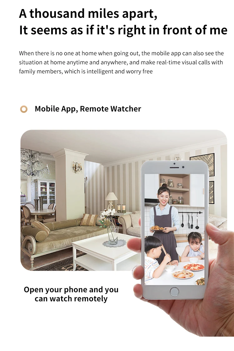 Caméra WiFi 4G 1080P Sans Fil – Vision Nocturne, Détection PIR & Audio Bidirectionnel BAYAO R9