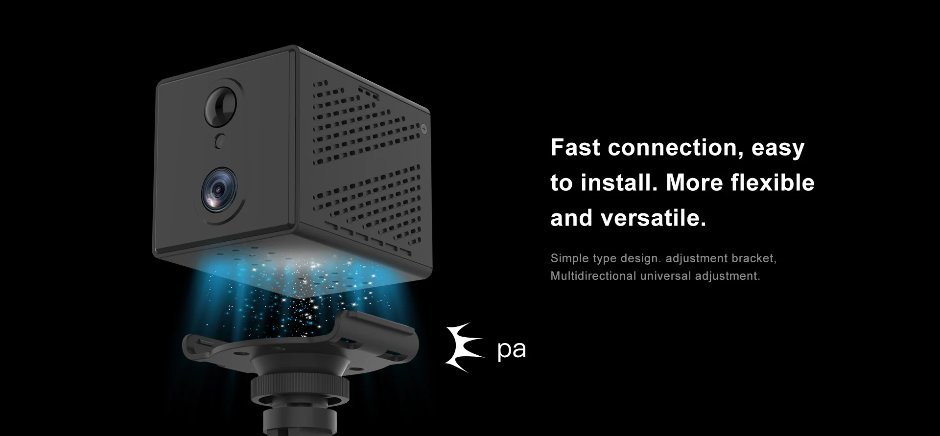 Caméra IP 4G PTZ HD 1296p BAYAO – WiFi, Vision Nocturne & Détection de Mouvement