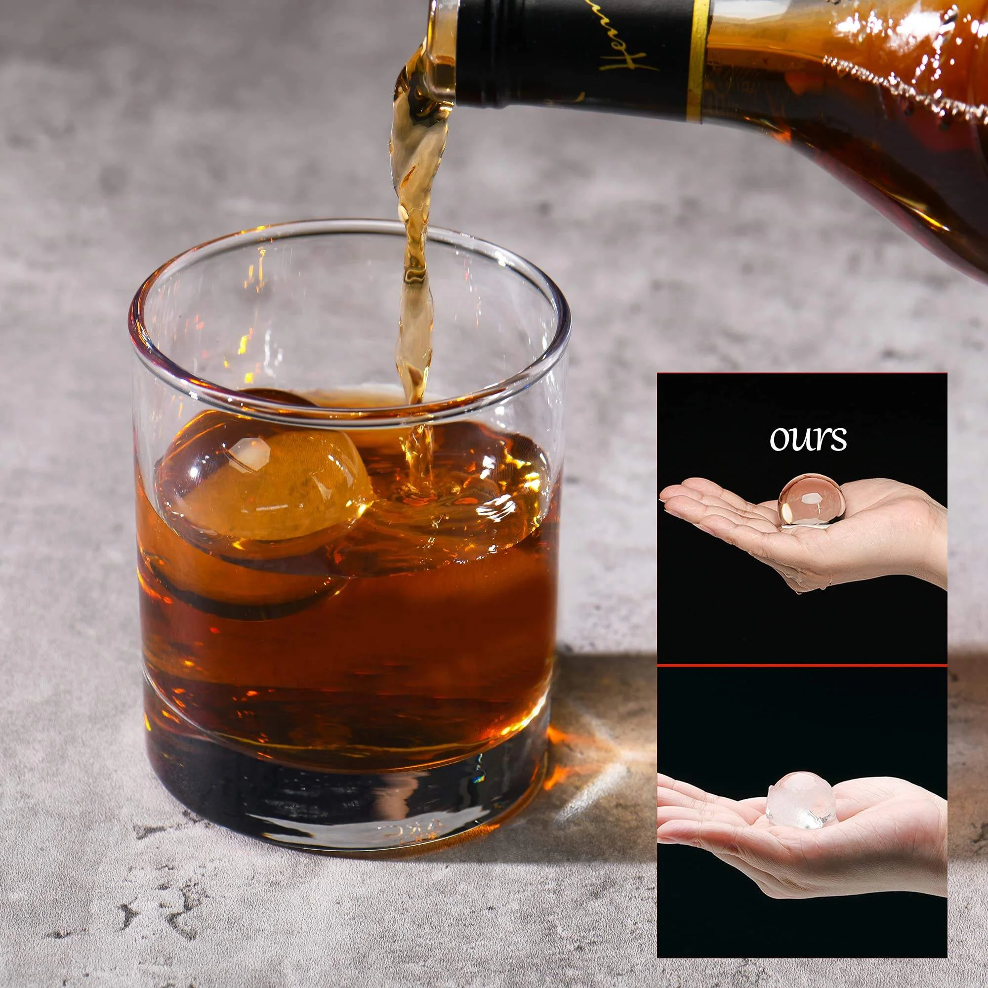 Moule à Glace Silicone 10 Cavités Boule de Cristal – Whisky & Cocktails