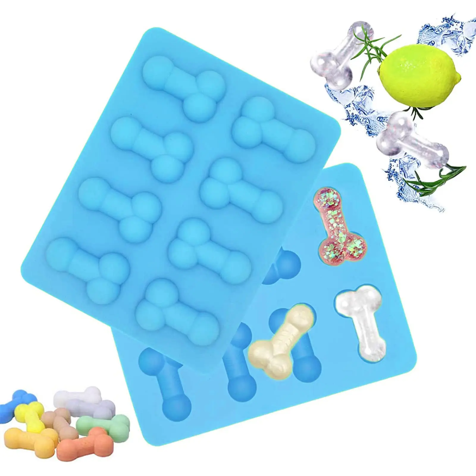 Moule Silicone Glaçons & Gâteaux Rectangulaire – DIY Anniversaire & Cocktails