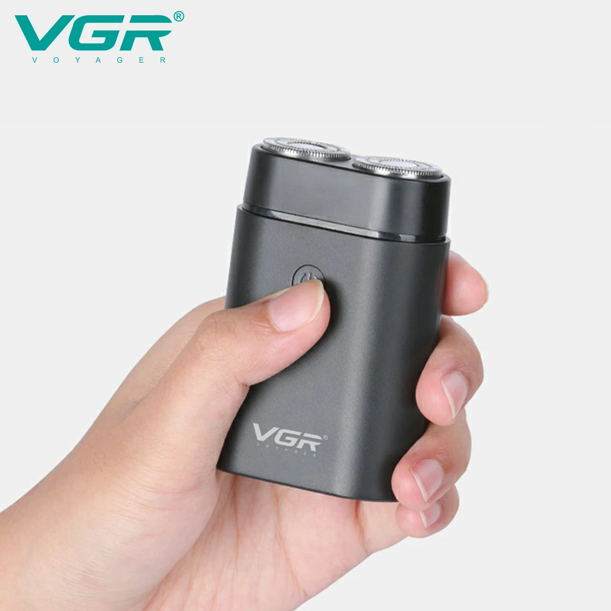 Rasoir Électrique VGR V-341 Double Tête Rotative Rechargeable – Étanche & Puissant
