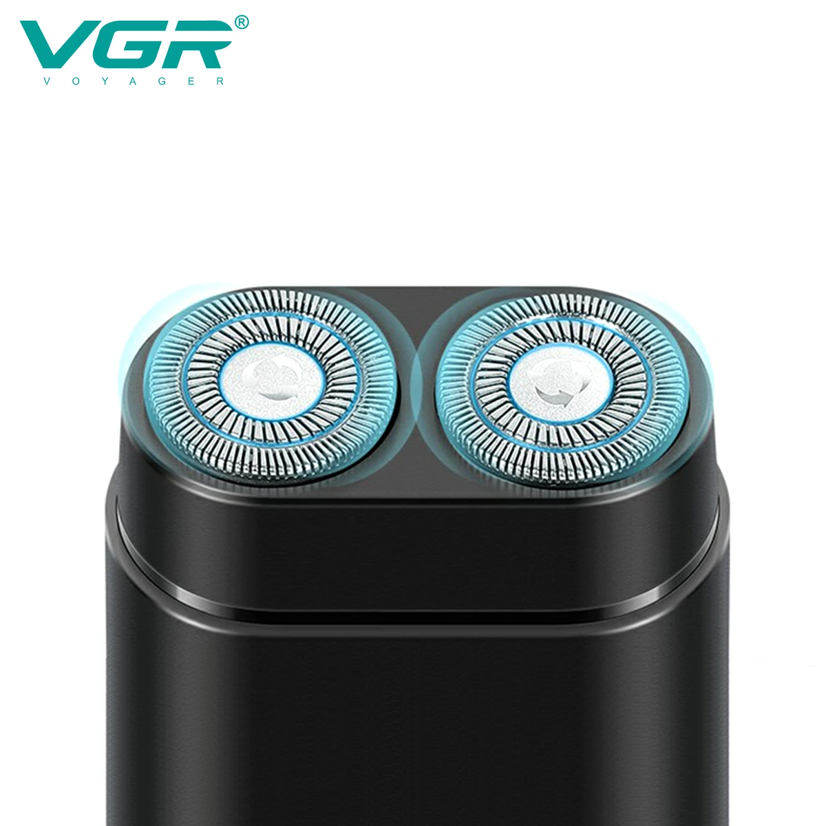 Rasoir Électrique VGR V-341 Double Tête Rotative Rechargeable – Étanche & Puissant