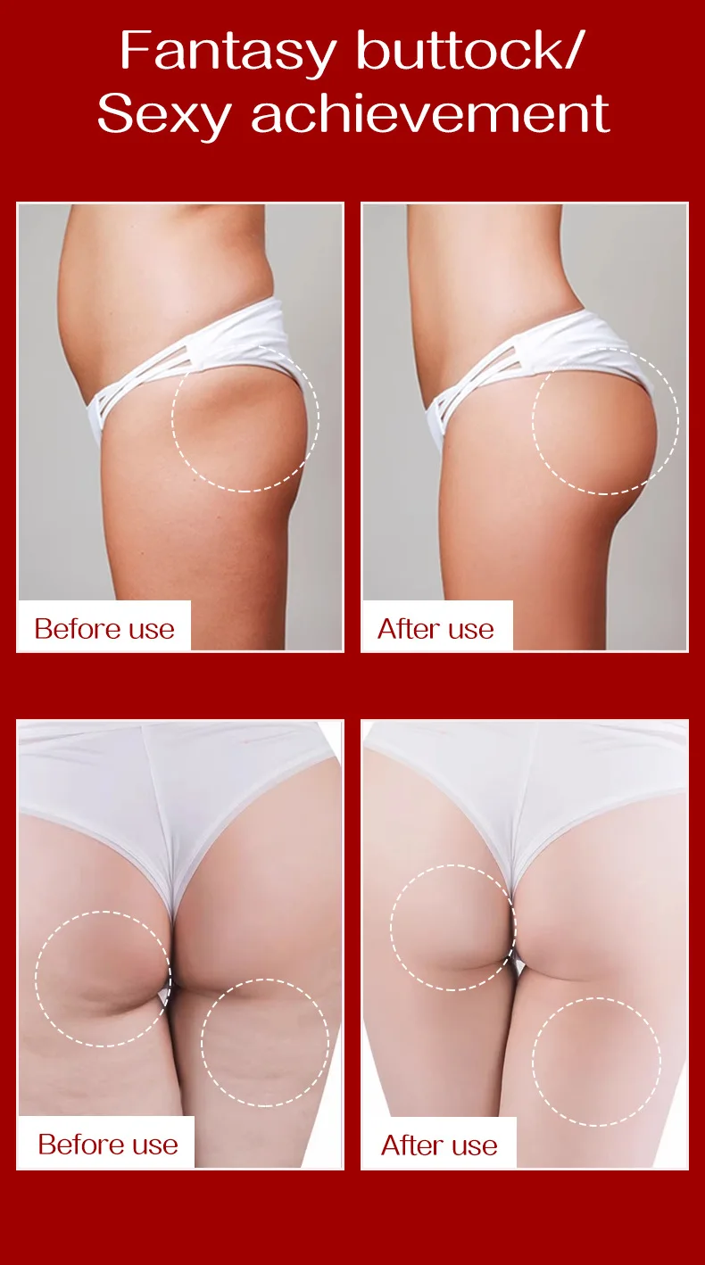 Huile Naturelle Raffermissante Fesses & Hanches – Soulève et Tonifie la Peau