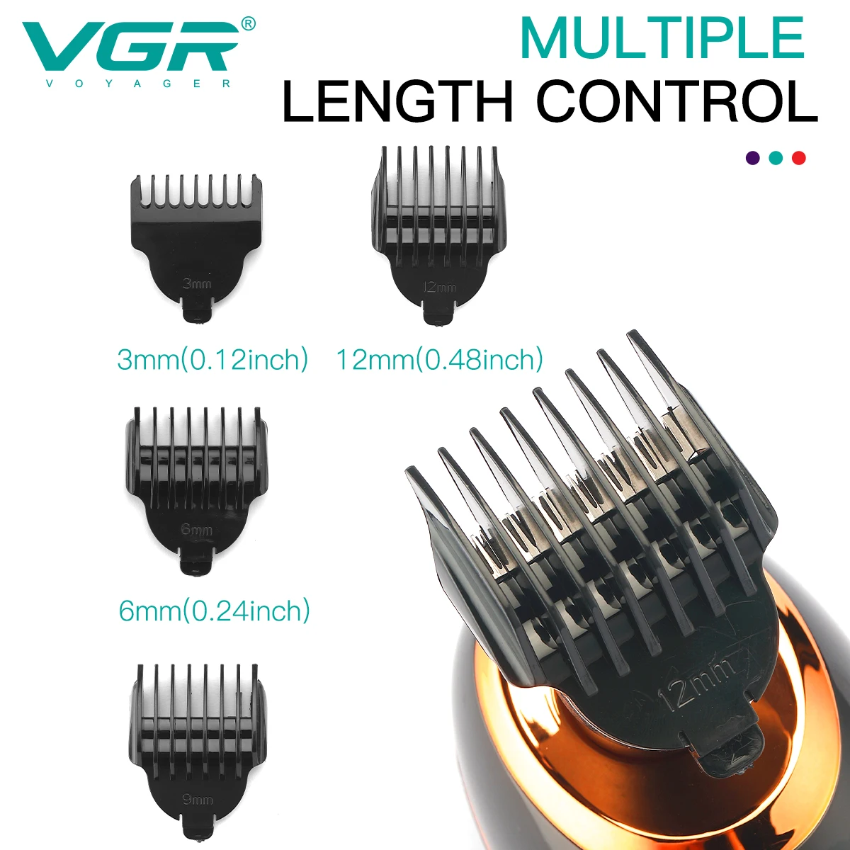 VGR V-316 Kit Toilettage 5-en-1 Rechargeable – Rasoir Électrique Multifonction pour Hommes